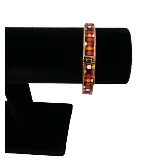 NWT KATE SPADE $78 Heritage Spade Dot Party Bracelet 2.5 inch diameter - Picture 3 of 5